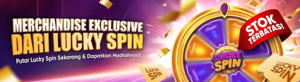 Merchandise Exclusive Dari Lucky Spin